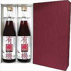 [ギフト]有機ざくろ100%ジュース 2本詰合せ[YZ-35]
