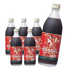 【6本セット】ざくろ100%エキス(5倍濃縮果汁) 500ml
