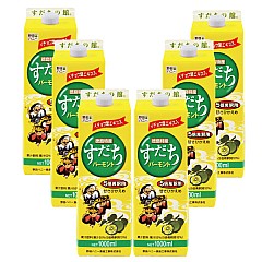 【6本セット】すだちバーモント(5倍希釈用) 1000ml