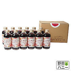 オーガニックざくろジュース100% 濃縮還元 180ml 12本セット 専用箱入り