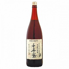 【2025年度分予約受付中】日本蜂の純粋蜂蜜 千年蜜 2500g 1升瓶入り(四国産)【084】