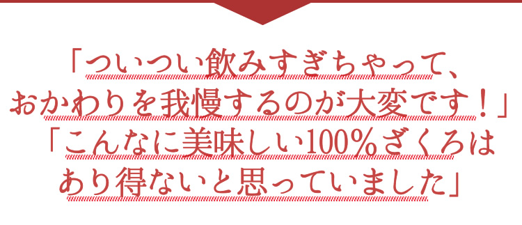 美味しい100%ざくろ